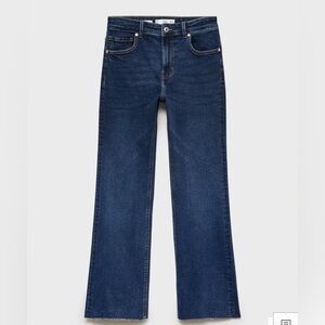 Mango SIENNA FLARED CROPPED JEANS